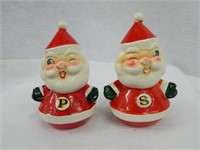 1960 Santa Claus Salt and Pepper Shakers