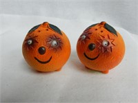 Oranges with Sunshine Happy Faces S&P - ceramic