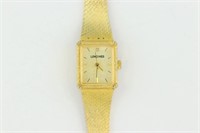 1970s Gold Tone Longines Woman's Wrist Watch