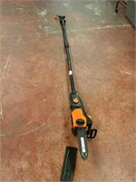 WORX brand electric chainsaw with pole attachment