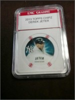 2013 Topps Chipz Derek Jeter Baseball Poker Chip