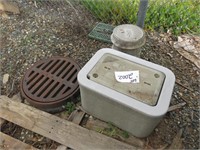 Electrical Utility Box, Storm Grate &More
