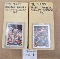 '93 Topps Baseball Almost Complete Sets Series 1&2