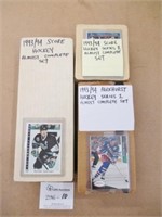 3 1993/94 Almost Complete Hockey Card Sets