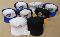 8 Lightly & Used Baseball Caps