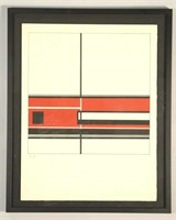 JEAN GORIN (1899-1981) "GEOMETRIC" SCREENPRINT EA