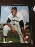Willie McCovey autographed framed picture with COA