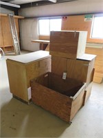 Assorted Cabinets & Roller Cart