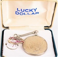Coin 1923 Peace Silver Dollar Key Chain in Case