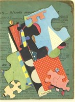 HENRY RAYBURN "SOMEWHAT PUZZLING" COLLAGE