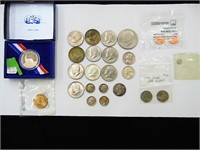 25 Coins 8 Silver Kennedy Halves 3 Silver Quarters
