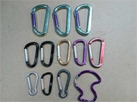 (12)Carabiner Clips