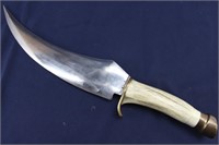 Large Arabian Dagger w/Brass & Bone Handle