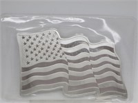 One Troy Ounce .999 Fine Silver SMI American Flag