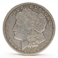 1921-S Morgan Silver Dollar - XF
