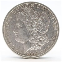 1890-S Morgan Silver Dollar - XF