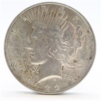 1922-P Peace Silver Dollar - XF