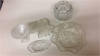 Miscellaneous depression era glass