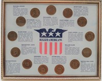 (13) RUGGED AMERICANS Commemorative Coins