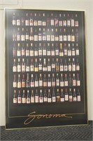 Framed Poster Print of Sonoma Wine