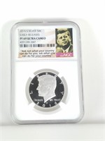 2016 KENNEDY SILVER HALF PROOF 69 ULTRA CAMEO