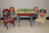 Childs Aviaton Themed Table & Chairs