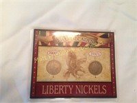 TWO LIBERTY NICKELS