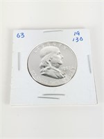 1963 FRANKLIN HALF COIN PROOF