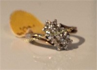 10K YELLOW GOLD ¼ CARAT DIAMOND RING 2.2 GRAMS SI4