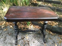 VICTORIAN STREACHER BASE HALL TABLE