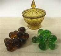 COLORED GLASS PIECES