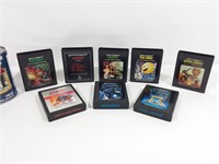 8 jeu pour Atari, vintage et fonctionnels