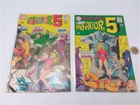 2 comics DC 12 cents The New Inferior 5