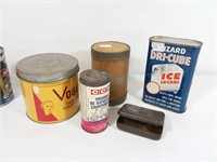Ice pack Wizard Dri-cube, et boites vintages