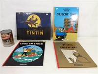3 albums Tintin + artbook du film neuf