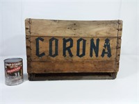 Caisse en bois vintage Corona