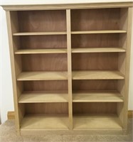 QUALITY SOLID WOOD HANDCRAFTED ADJUSTABLE BOOKCASE