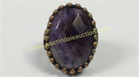 Costume Jewelry Purple Quartz Ring