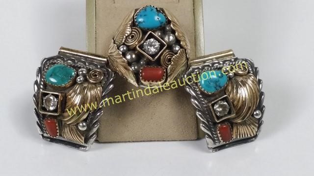 Sterling Silver & Gold Jewelry Online Auction