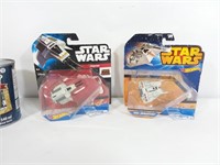 2 miniatures Hot Weels Star Wars