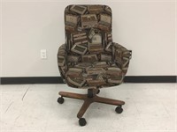 Cigar Themed Upholstered Office Chair