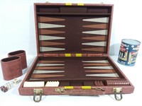 Jeu de backgammon portatif