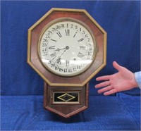 antique new haven calendar clock (drop style)