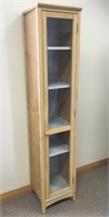 NICE GLASS DOOR STORAGE CABINET- GREAT SIZE