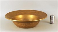 Ron Dier Design 24K Gold Glazed Ceramic Bowl