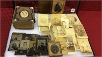 Group of Old Photographs & Tin Type & Sm.
