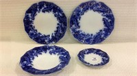 Lot of 4 Flo Blue Pieces Including 2 Matching