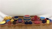 Lg. Collection of Contemp. FIesta Dishware