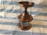 VINTAGE NAUTICAL COPPER CEILING LIGHT FIXTURE