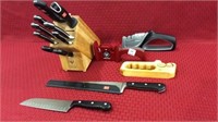 Wusthof  Knife Set in Wood Block w/ Extra